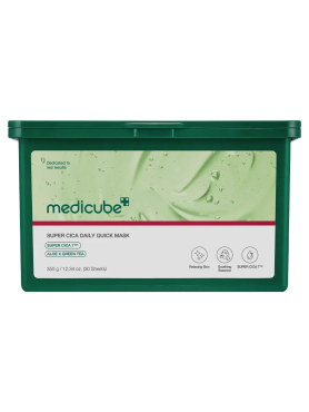 Medicube Набор успокаивающих тканевых масок с центеллой Super Cica Daily Quick Mask 30 шт