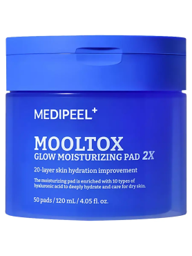 Medi-Peel Тонер-пэды для глубокого увлажнения кожи Mooltox Glow Moisturizing Pad 2X 50 шт