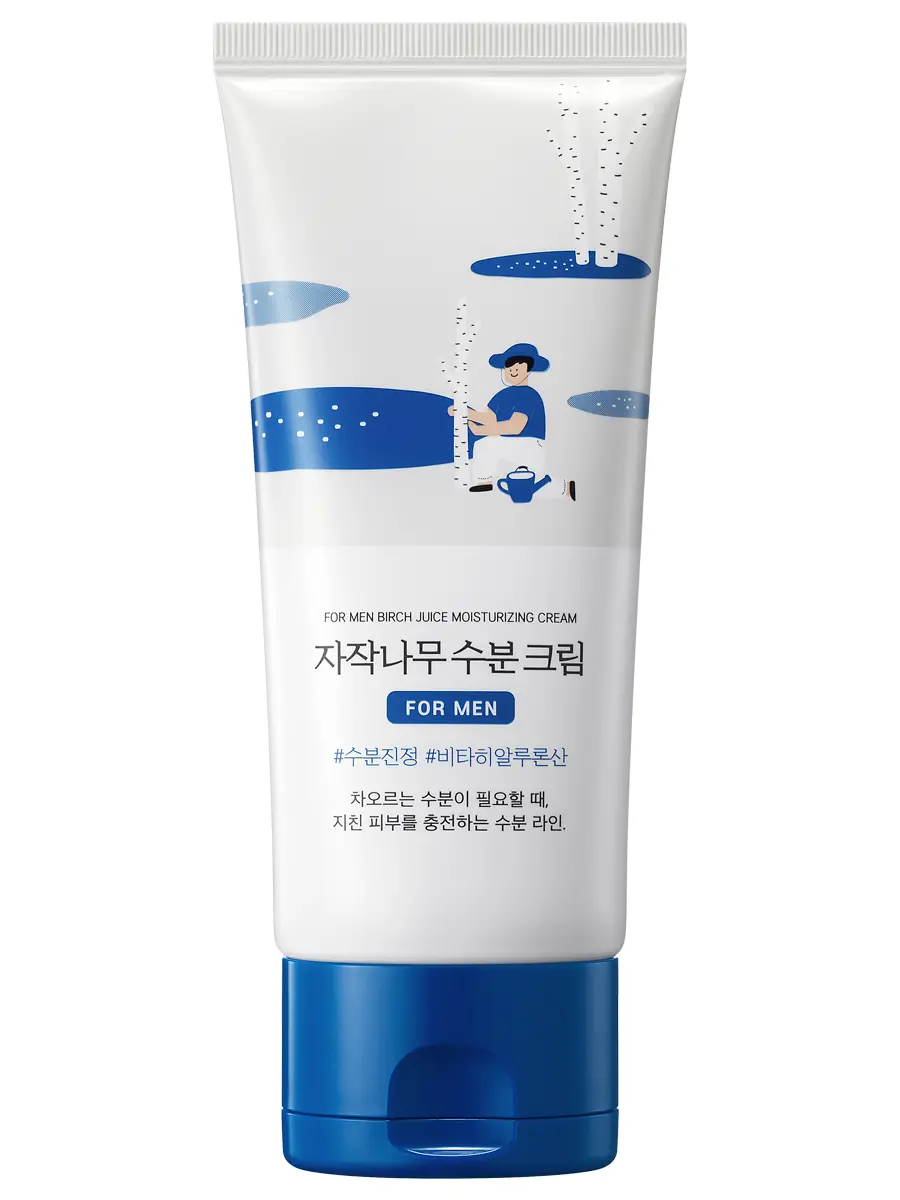 Round Lab Мужской увлажняющий крем с берёзовым соком For Men Birch Juice Moisturizing Cream 75 мл