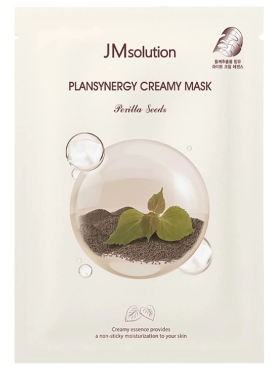 JMsolution Тканевая маска с семенами периллы для сияния кожи Perilla Seeds Plansynergy Creamy Mask 30 мл х 10 шт
