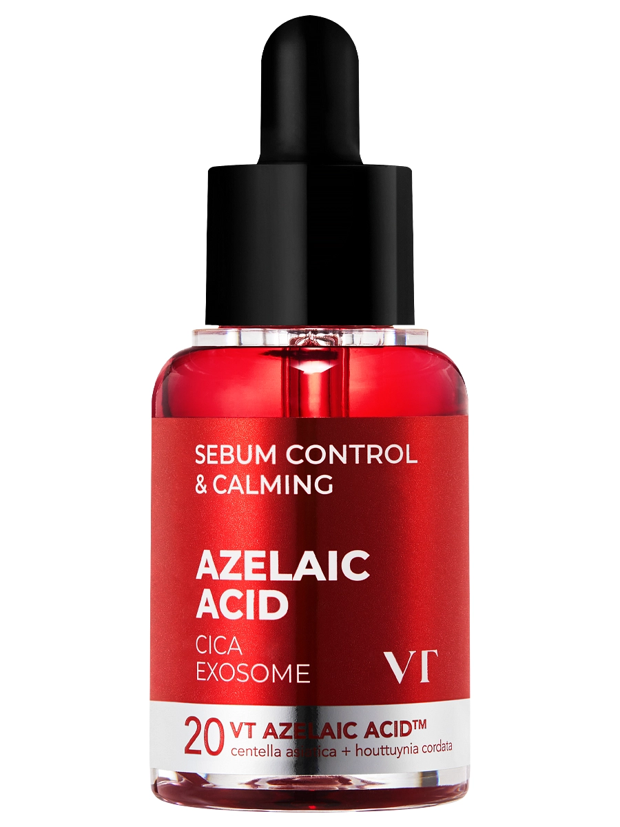 VT Cosmetics Противовоспалительная ампула с 5% азелаиновой кислоты и экзосомами центеллы Azelaic Acid Cica Exosome Ampoule 30 мл