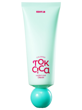 Edit.B Успокаивающий крем c центеллой и пробиотиками Calming Tok Cica Heartleaf Cream 100 мл