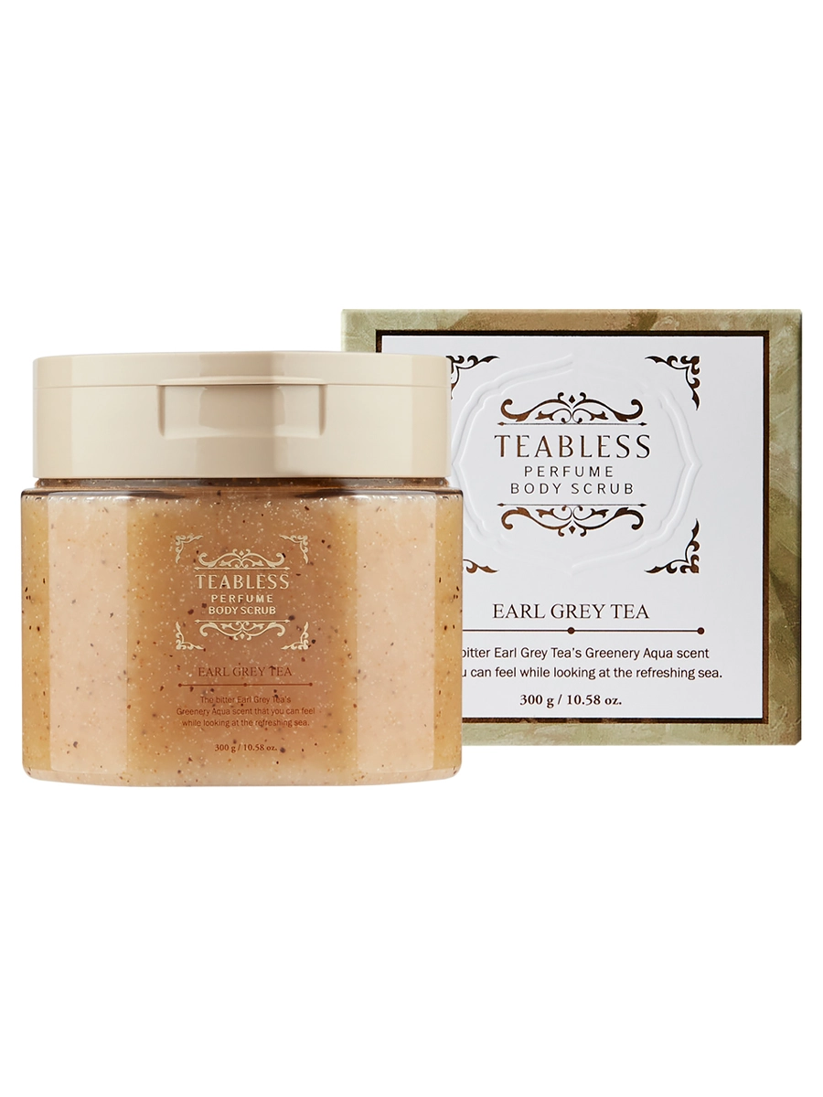 Teabless Парфюмированный скраб для тела с ароматом чая Эрл Грей Earl Grey Tea Jam Body Scrub 300 гр
