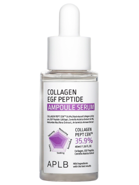 APLB Сыворотка с коллагеном и пептидами для упругости кожи Collagen EGF Peptide Ampoule Serum 40 мл