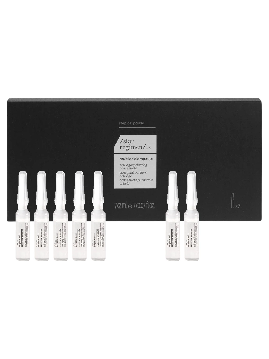 Skin Regimen Ампулы для лица с кислотами для омоложения и обновления кожи LX Multi Acid Ampoule 2 мл х 7 шт