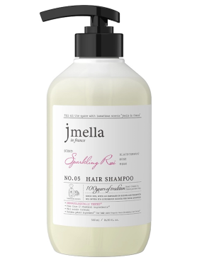 Jmella Парфюмированный шампунь для всех типов волос In France Sparkling Rose Hair Shampoo 500 мл