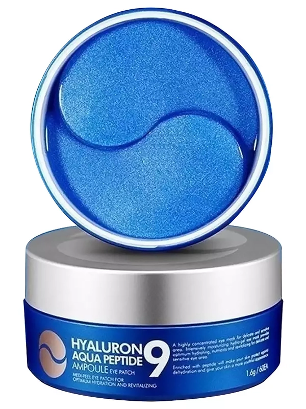 Medi-Peel Пептидные патчи для глубокого увлажнения Hyaluron Aqua Peptide 9 Ampoule Eye Patch 60 шт