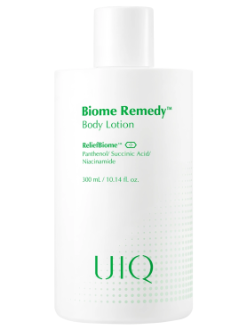 UIQ Легкий успокаивающий лосьон для тела с постбиотиками и пантенолом Biome Remedy Body Lotion 300 мл