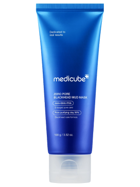 Medicube Глиняная маска с комплексом кислот для глубокого очищения пор Zero Pore Blackhead Mud Mask 100 гр