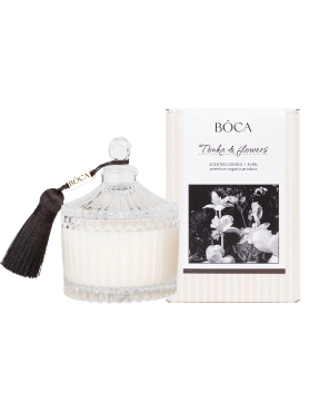 BOCA Аромасвеча «Тонка и Цветы» в стеклянной шкатулке Tonka&Flowers Scented Candle 80 мл