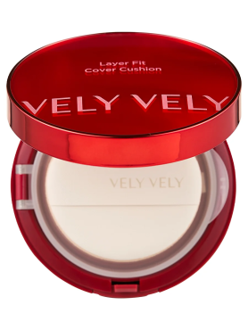 Vely Vely Стойкий тональный кушон – 23 натуральный SPF50 Layer Fit Cover Cushion – 23 Natural 15 гр