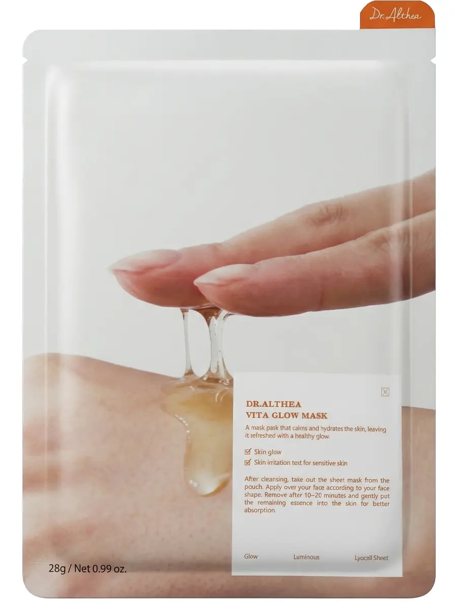 Dr. Althea Витаминная тканевая маска для сияния кожи Vita Glow Mask 28 гр