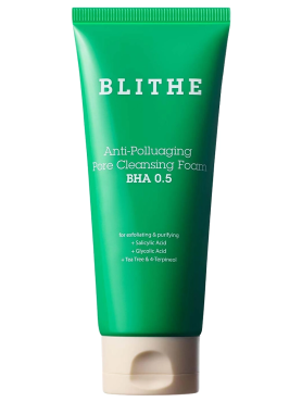 Blithe Пенка с салициловой кислотой для глубокого очищения пор Anti-Polluaging Pore Cleansing Foam 150 мл