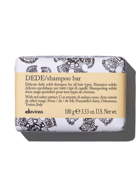 Davines Твёрдый шампунь для деликатного очищения волос DEDE Shampoo Bar 100 гр