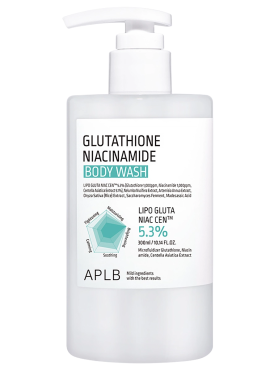 APLB Гель для душа с глутатионом и ниацинамидом Glutathione Niacinamide Body Wash 300 мл