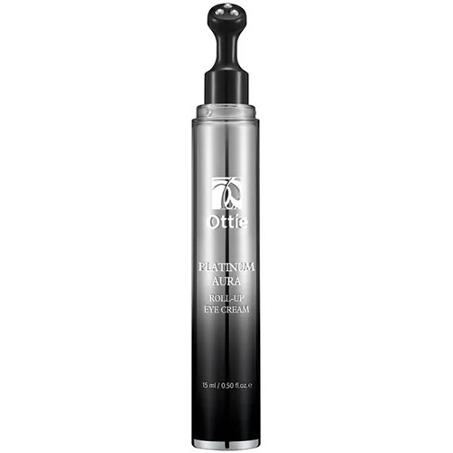 Ottie Крем для глаз против отеков с роллером Platinum Aura Roll-Up Eye Cream 15 мл