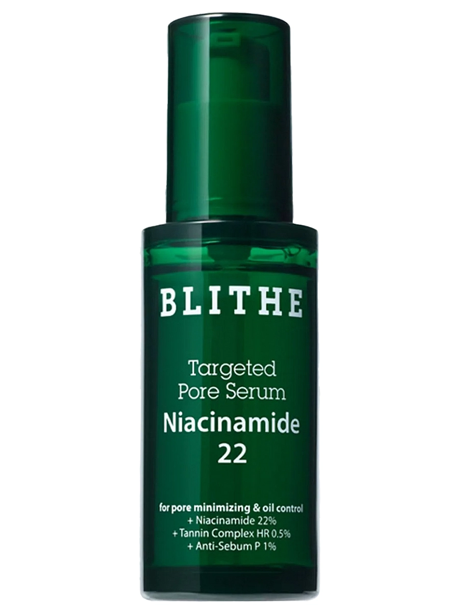 Blithe Себорегулирующая сыворотка с 22% ниацинамида для сужения пор Targeted Pore Serum Niacinamide 22 30 мл