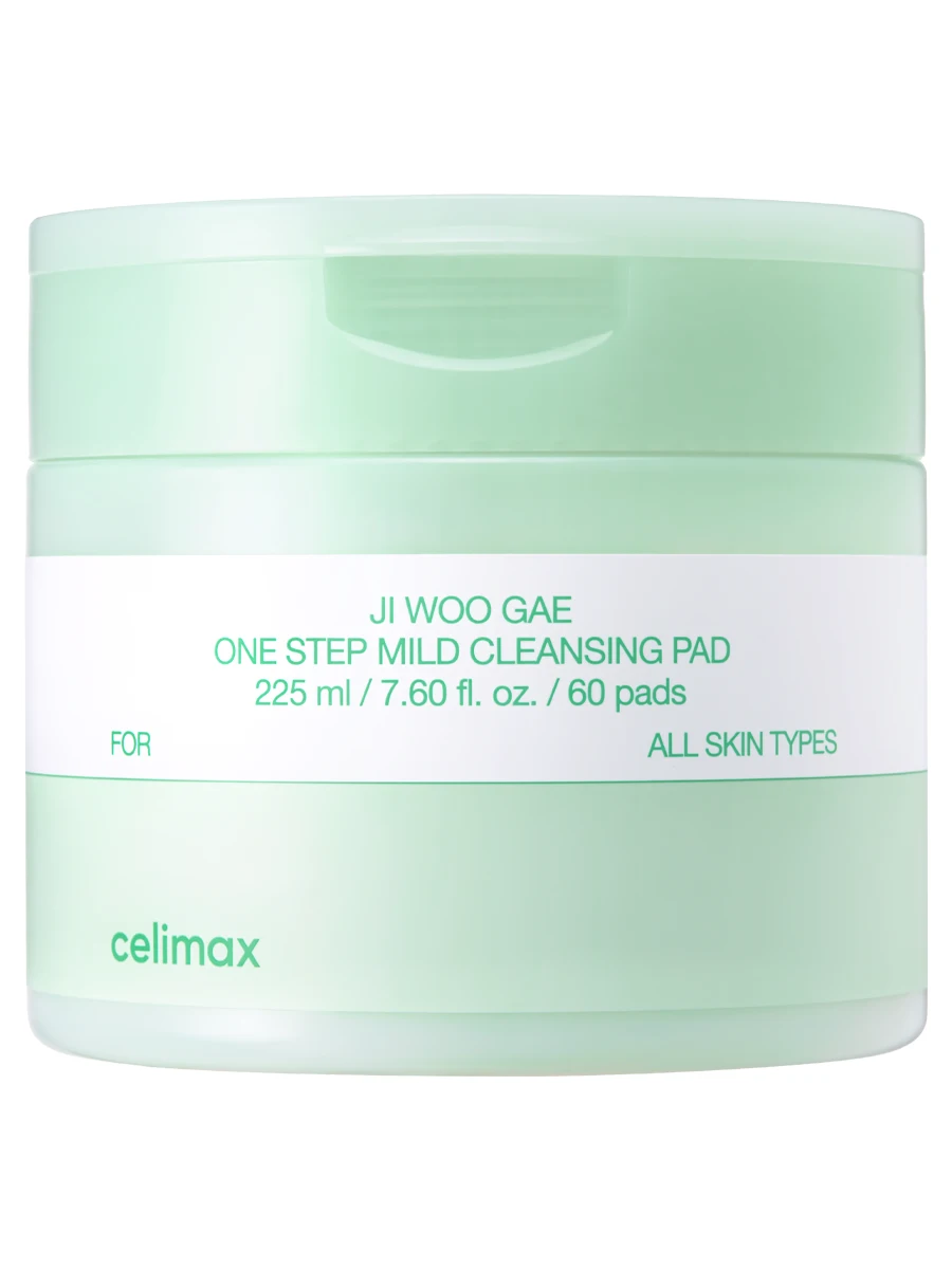 Celimax Очищающие пэды для снятия макияжа Ji Woo Gae One Step Mild Cleansing Pad 60 шт