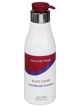 Mon Platin Professional Ежедневный шампунь для сохранения холодного оттенка блонда Black Caviar Total Blonde Shampoo 500 мл