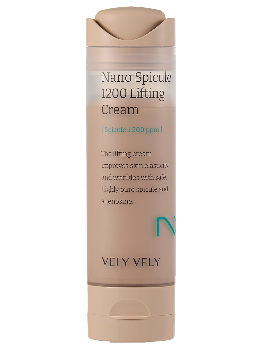 Vely Vely Лифтинг-крем c нано-иглами спикулы Nano Spicule 1200 Lifting Cream 50 мл