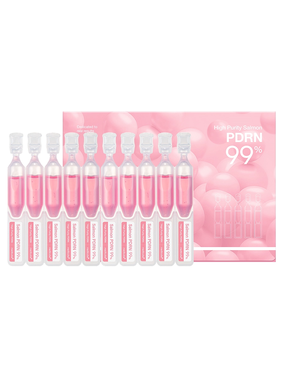 Medicube Осветляющая коллагеновая сыворотка с ПДРН для сияния кожи PDRN Pink One Day Serum 1.5 мл х 10 шт