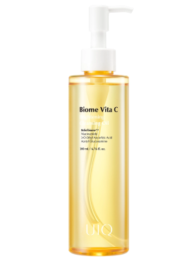 UIQ Лёгкое гидрофильное масло с витамином С для сияния кожи Biome Vita C Brightening Cleansing Oil 200 мл