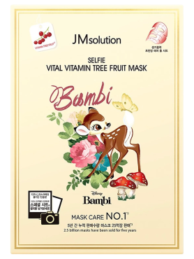 JMsolution Витаминная тканевая маска с облепихой Selfie Vital Vitamin Tre Fruit Mask 30 мл х 10 шт