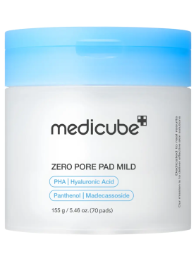 Medicube Отшелушивающие пэды с PHA-кислотой для чувствительной кожи Zero Pore Pad Mild 70 шт