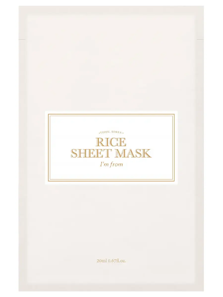 I'm from Питательная тканевая маска с экстрактом риса гоами Rice Sheet Mask 20 мл