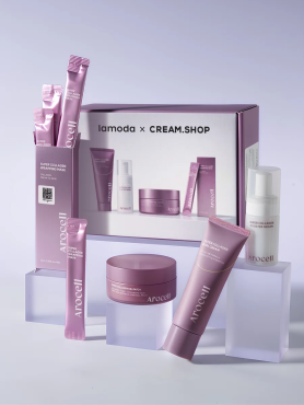Arocell Набор для комплексного антивозрастного ухода – Arocell Cream.Shop x Lamoda 60 мл, 60 шт, 4 шт. по 5 г, 30 мл