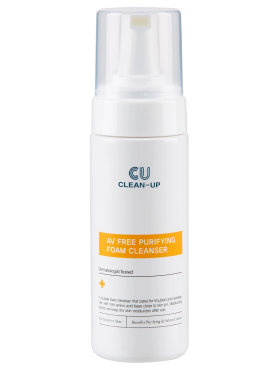 CU Skin Пенка для умывания для проблемной и чувствительной кожи Clean-Up AV Free Purifying Foam Cleanser 180 мл