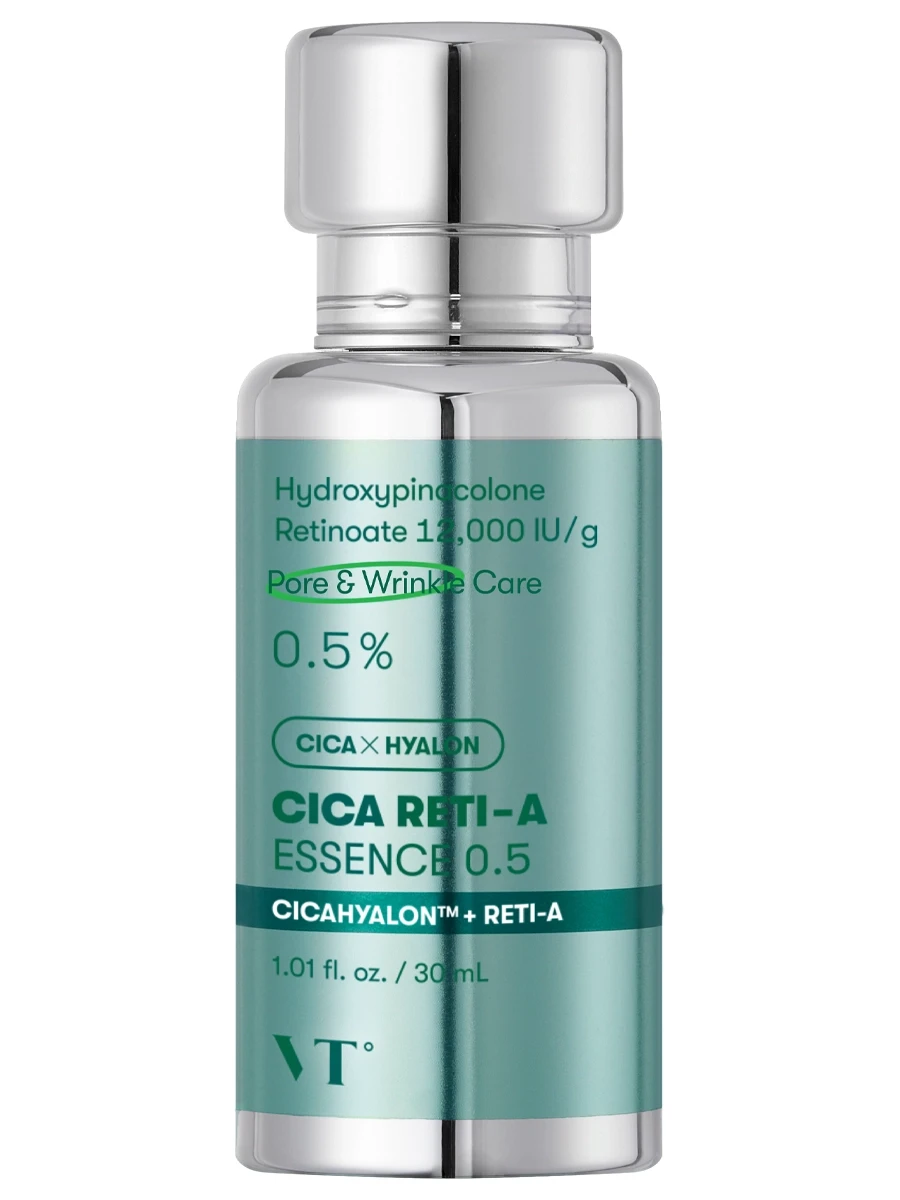 VT Cosmetics Интенсивная бустер-эссенция с 0.5% ретинола и центеллой Cica Reti-A Essence 0.5 30 мл
