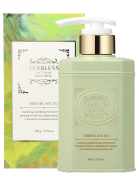 Teabless Гель для душа с ароматом травяного черного чая Herb Black Tea Antique Body Wash 500 гр