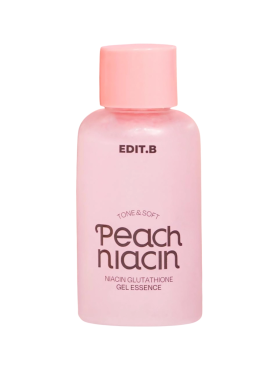 Edit.B Гель-эссенция с экстрактом персика и 5% ниацинамида Tone&Soft Peach Niacinamide Glutathione Gel Essence 50 мл