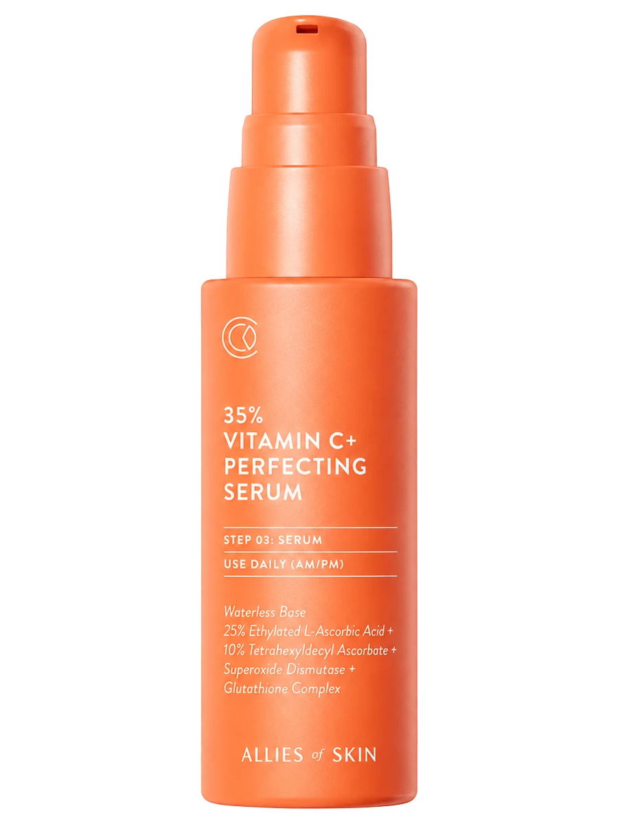 Allies of Skin Омолаживающая сыворотка с витамином С 35% Vitamin C+ Perfecting Serum 30 мл