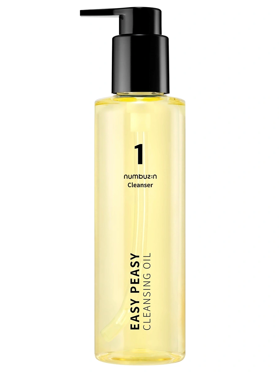 Numbuzin Лёгкое гидрофильное масло от чёрных точек No.1 Easy Peasy Cleansing Oil 200 мл