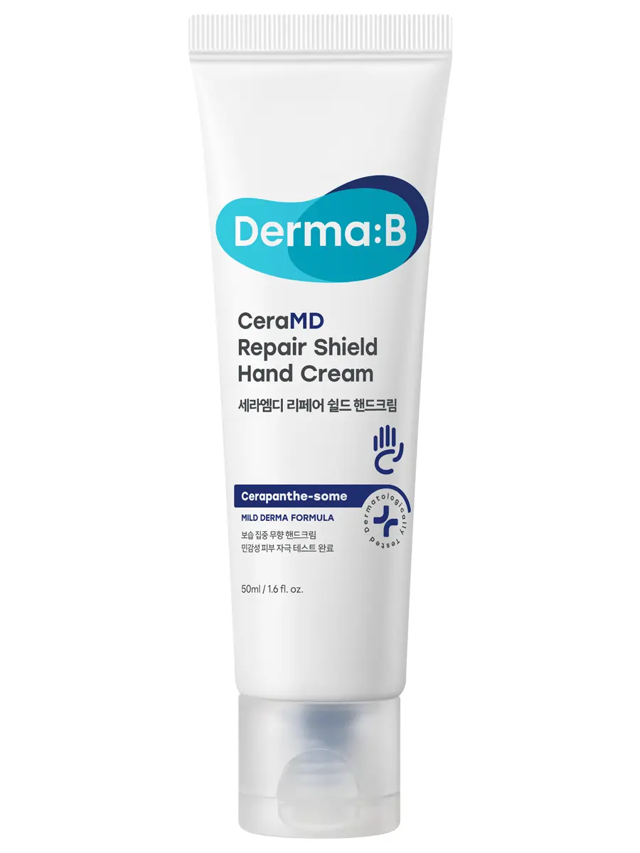 Derma:B Увлажняющий крем для рук с маслом ши CeraMD Repair Shield Hand Cream 50 мл