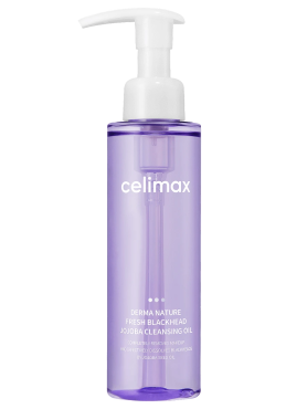 Celimax Гидрофильное масло от чёрных точек Derma Nature Fresh Blackhead Jojoba Cleansing Oil 150 мл