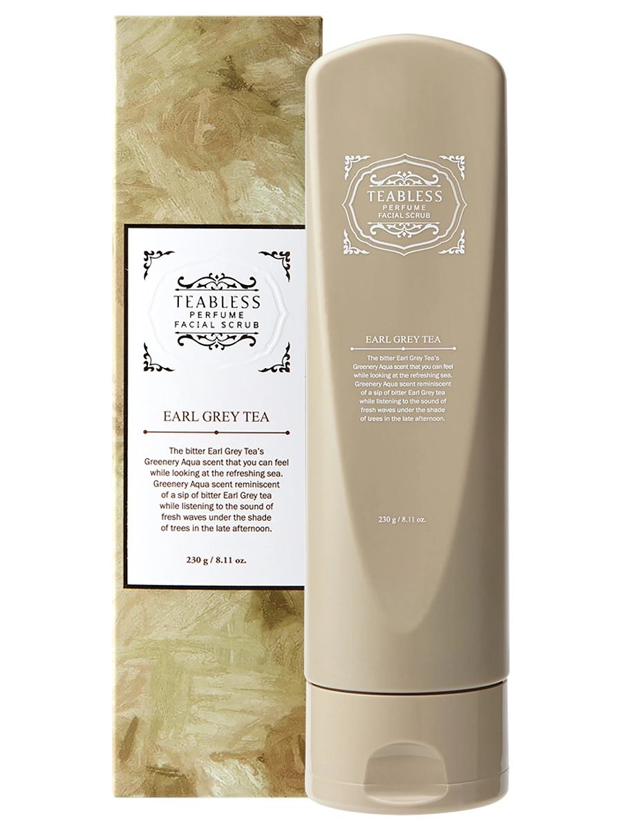 Teabless Пилинг-скраб для лица с ароматом чая Эрл Грей Earl Grey Tea Jam Facial Peeling Scrub 230 гр
