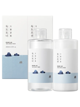 Round Lab Увлажняющий набор с морской водой: тонер + лосьон Dokdo Toner + Lotion Duo 200 мл х 2 шт