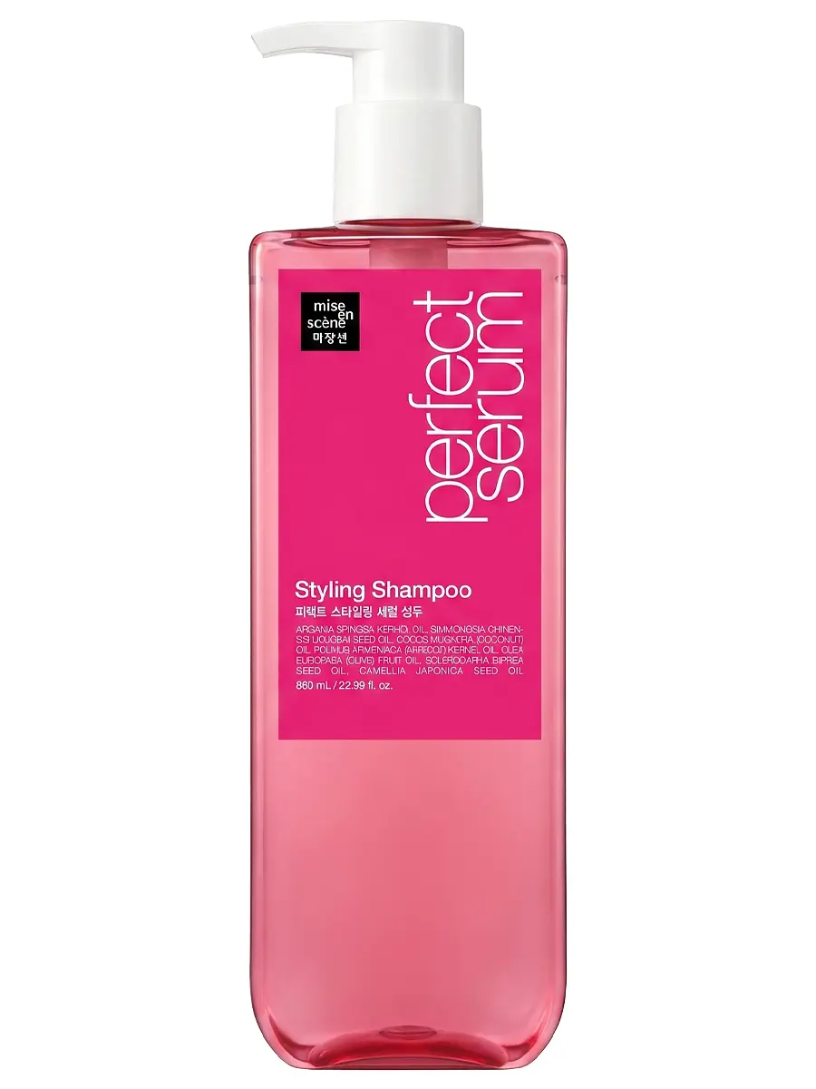 Mise En Scene Шампунь для стойкой укладки и защиты от повреждений Perfect Serum Styling Shampoo 680 мл
