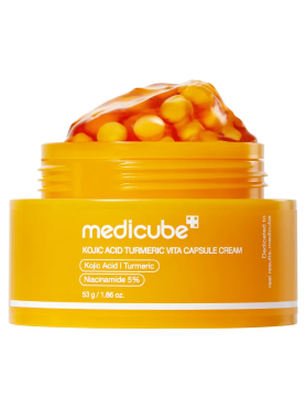 Medicube Капсульный крем с койевой кислотой против пигментации Kojic Acid Turmeric Vita Capsule Cream 53 гр
