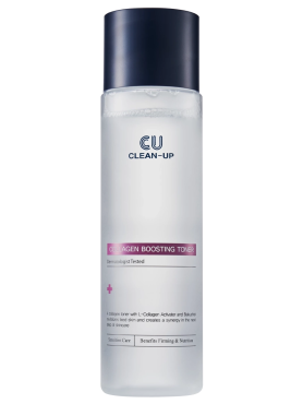 CU Skin Коллагеновый тонер-бустер для интенсивного увлажнения и упругости Clean-Up Collagen Boosting Toner 200 мл