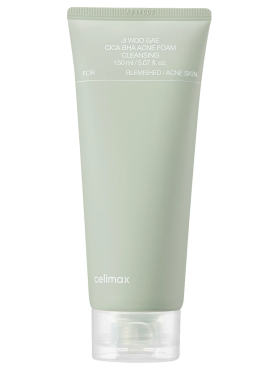 Celimax Очищающая пенка с BHA-кислотой и центеллой азиатской Ji Woo Gae Cica BHA Acne Foam Cleansing 150 мл