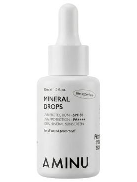 Aminu Минеральные солнцезащитные капли SPF50 Mineral Drops 30 мл