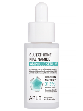 APLB Ампульная сыворотка с глутатионом и ниацинамидом Glutathione Niacinamide Ampoule Serum 40 мл
