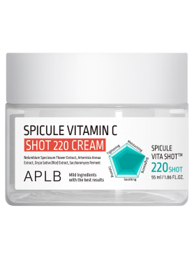 APLB Осветляющий крем с микроиглами и витамином С Spicule Vitamin C Shot 220 Cream 55 мл