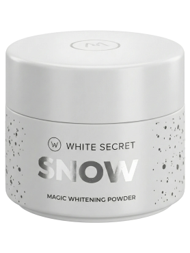 White Secret Отбеливающий порошок для ежедневной чистки и мягкой полировки зубов Snow 70 гр