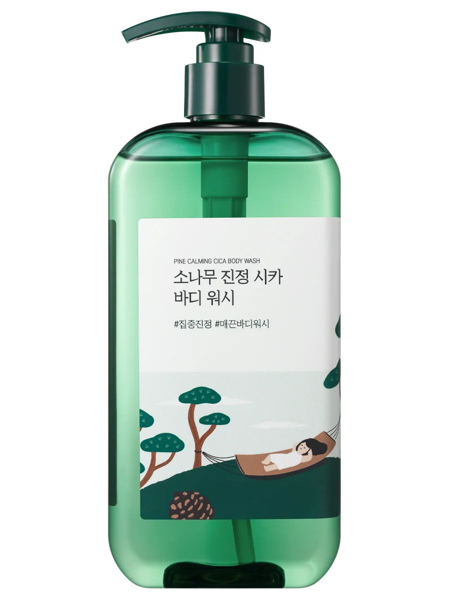 Round Lab Успокаивающий гель для душа Pine Calming Cica Body Wash 400 мл