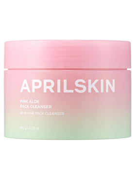 APRILSKIN Двухфазное средство: очищающий бальзам и пенка c розовым алоэ Pink Aloe Pack Cleanser 120 гр